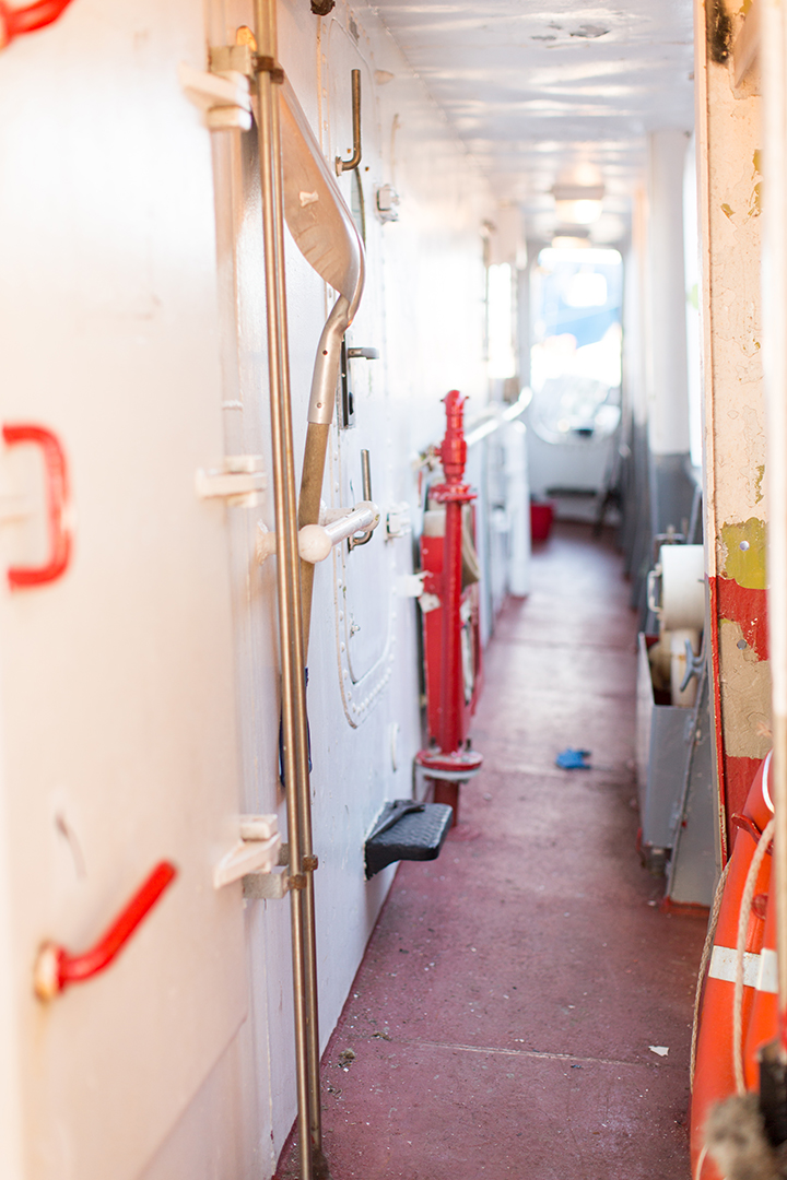 Starboard breezeway