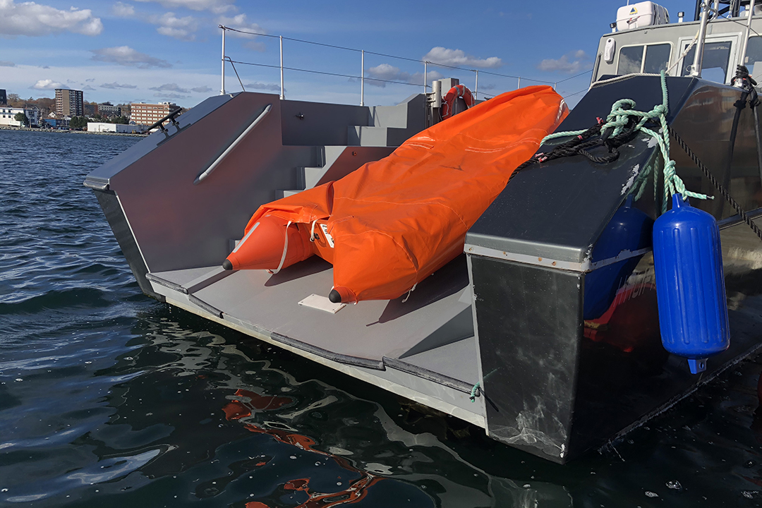 rescue boat configuration