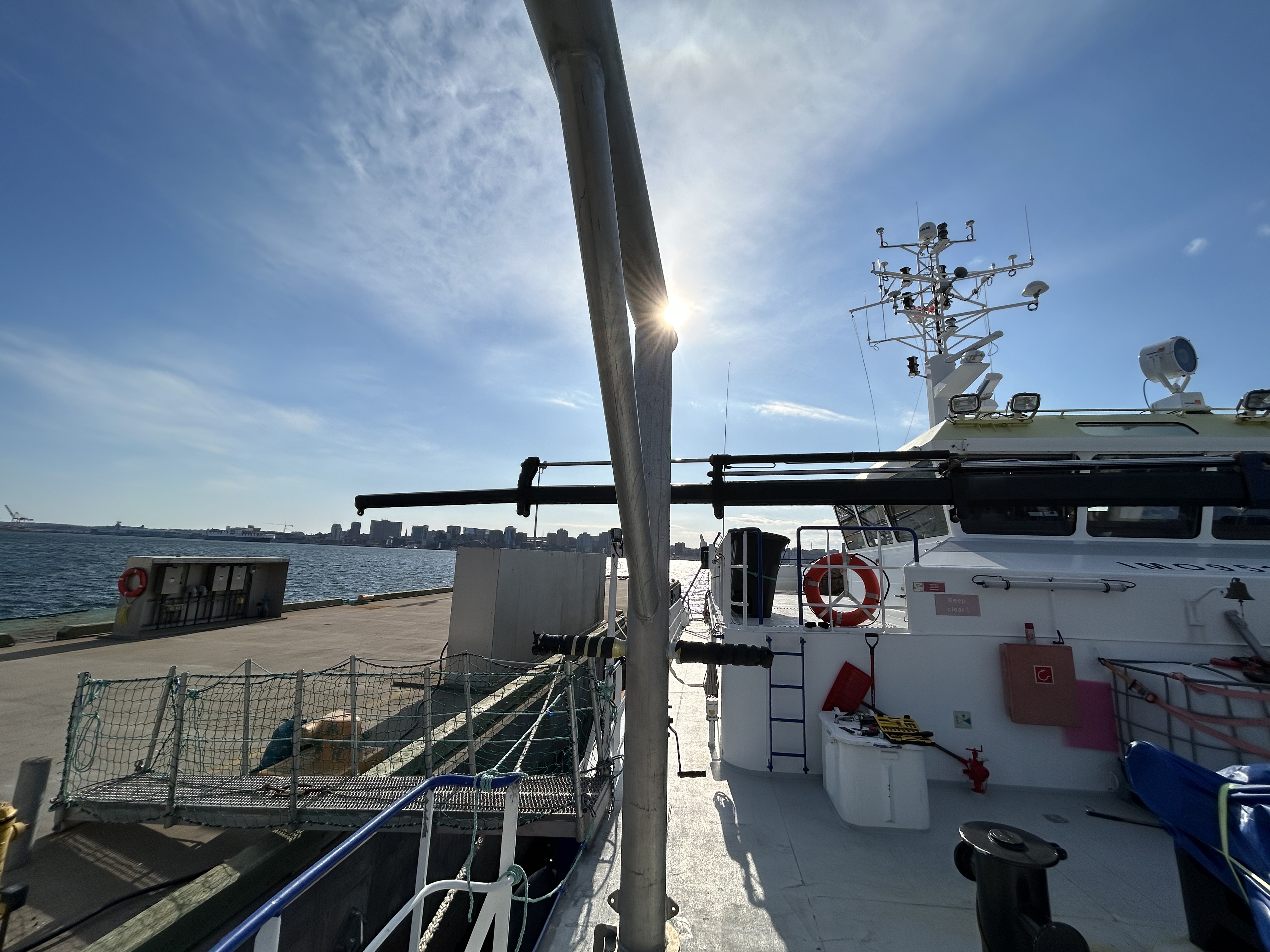 Crane Over STBD Side
