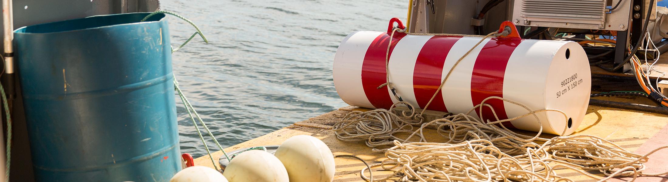 Ropes on deck